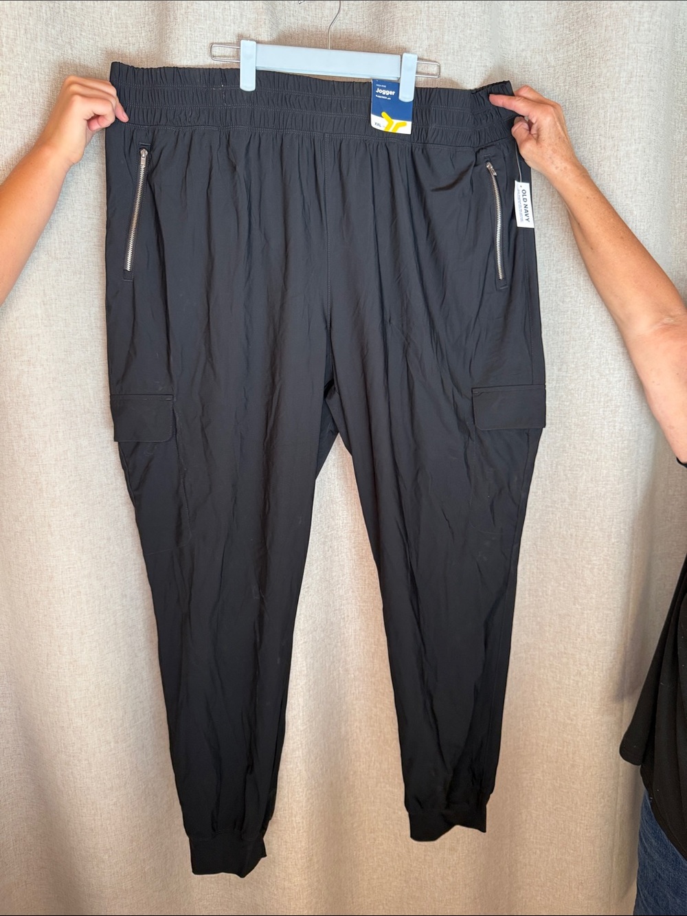 Old Navy Black Utility Jogger Pants